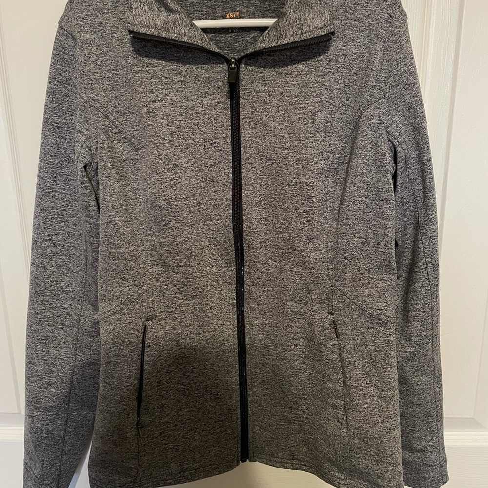 Lucy Heather grey full zip jacket
